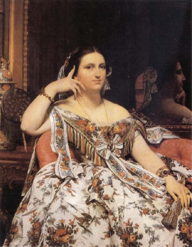 Jean-Auguste Dominique Ingres Madame Motessier Seated France oil painting art